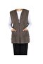 Women's Three Button Front Short Seasonal Vest - 3