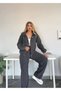 Knitwear Detailed Pocketed Zippered Bottom Top Sports Set - 4