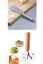 4 Pieces Large Size Perforated Pizza Tray Set Lahmacun Tray Cheese Grater Pizza Cutter Set 32-36cm - 4