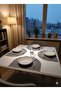 Black Paisley American Table Runner Supla 4 Pieces - 2
