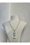 Non-Tarnish Steel Blue Moving Fish Necklace - 2