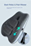 Orthopedic Waist Cushion Lumber Support Cushion Office Chair Memory Foam Back Support Cushion - 3