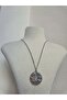 Non-Tarnish Steel Sky Medallion Necklace - 2