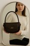 Women's Brown Crossbody Shoulder Bag – Handbag, Detachable Strap, Stella Model Special Cut - 5