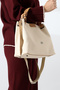 Oversized Hand-Knitted Detailed Women's Shoulder and Hand Bag – Wide Strap, Stylish & Convenient Design - 3