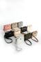 Black-Camel Multi-Compartment Crossbody Women's Bag with Lock Detail - 2