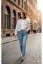 Cream Polo Collar Cardigan - 2