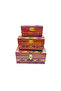 Handmade Wooden Storage Boxes, Decorative Jewelry Organizer Set, Brown Sheesham Wood, 3 Pieces with