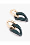Geometric Earrings with Dangle - 2