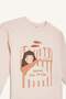 100% Cotton Printed Elastic Waist Pajama Set for Girls F6233A825Wn - 4