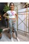 Girl's Leggings Winter Ribbed Plush Elastic Waist Gray