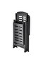 Folding Sun Lounger Plastic Anthracite - 6