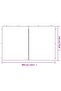 Party Tent Sidewall 2 pcs with Zipper PE Blue - 3