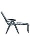 Folding Sun Lounger Plastic Green - 2