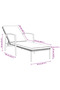 Sun Loungers 2 pcs with Table Poly Rattan Grey - 3