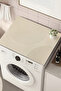 Clothes Dryer Top Organizer Mat Liquid-Proof Cover Rhythmic Lines - 2