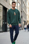 Ramen Eating Cat Unisex Sweatshirt Printed Oversize Long Sleeve Sweatshirt - 3