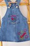 My Little One's Cicileri Cutie Printed Denim Girl's Gilet - Blue - 2