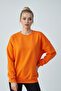Back Pink Bow Printed Women's Sweatshirt Oversize Long Sleeve Sweat - 3
