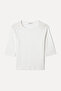 Women's Off-White 3/4 Sleeve Crew Neck T-Shirt