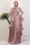 Ebru Yoryo Evening Dress Dusty Rose