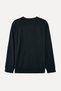 Men's Mink Color Modal Blend Crew Neck Long Sleeve T-Shirt - 2