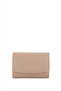 Unisex Genuine Leather Beige Card Holder