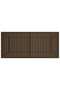 Garden Table Brown 190x80x72 cm Steel - 4