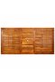Garden Dining Table (150-200)x100x75 cm Solid Acacia Wood - 7