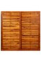 Garden Coffee Table 110x110x45 cm Solid Acacia Wood - 4