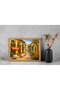 2 Pcs 1000 Piece Puzzle- Sunny Cafe Street and World Map-Ii - 4