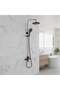 Milano Dulce Rain Shower Column Set | Rose Gold & Matt Black | Modern Luxury Upgrade