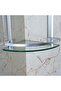 Milano Clear Glass Corner Shelf | 2-Layer Bath Storage | Premium Stainless Steel | 5 Year Warranty - 5