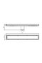 Milano Long Floor Drain Cover - 300x70x90mm | Stainless Steel | Easy Install | 5 Year Warranty - 2