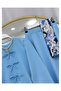 Bowknot Hijab Skirt Double Set - 4