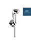 Idealspray Chrome Shattaf | Compact Handheld Bidet Spray | Durable & Easy to Install