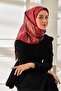 Tivil Silk Scarf Ist 11484 - 26 Pomegranate Flower Striped Pattern
