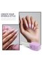 32D Chameleon Cat Eye Gel Polish 8ml – Magnetic Galaxy Violet Sparkle, UV/LED Soak Off, Long-Lasting - 7