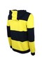 Fenerbahçe Original Licensed Yellow Navy Blue Hooded Sweatshirt with Wooden Box - 7
