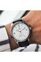 Hm27133S01-2 Leather Band Men's Wristwatch - 4