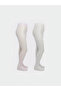 Lcw Kids Pink Girls' Thin Pantyhose 2-Pack
