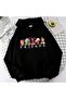 Friends Christmas Printed Black Color Hooded Sweatshirt - 2