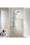 Milano Bianca Round Shower Column - Stylish Silver Finish | Durable Metal | 5-Year Warranty