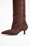 Zach Brown Suede Over-The-Knee Women's Short Heeled Boots - 5