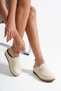 3213 Special Series Cream Colored Sek Anatomical Slippers - 3