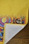 40X140Cm Woven Stain Resistant Printed Thai Feather Fabric Table Cloth Decorative Runner Washable - 5