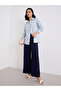 Women Blue Ikat Print Shirt