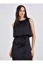 Gathered Detail Sleeveless Sheath Maxi Dress - 3