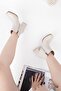 Di̇vi̇na Blunt Toe Thick Heeled Zippered Women's Boots - 6