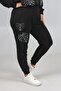 Women's Stone Tracksuit Set |   Sparkling and Comfortable Elegance in Plus Sizes - 6